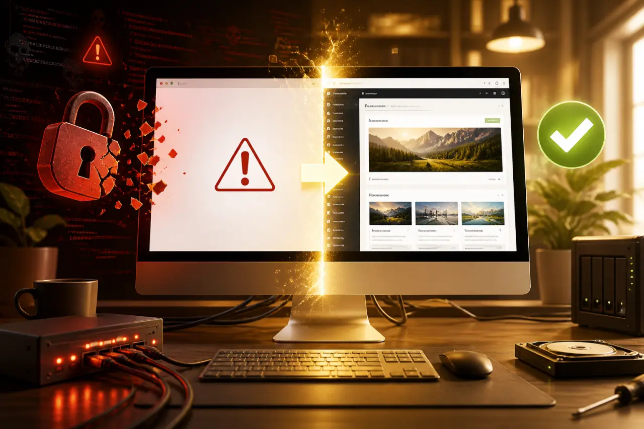 Erreur 500, page blanche, piratage : le dépannage urgent WordPress qui remet le site en ligne
