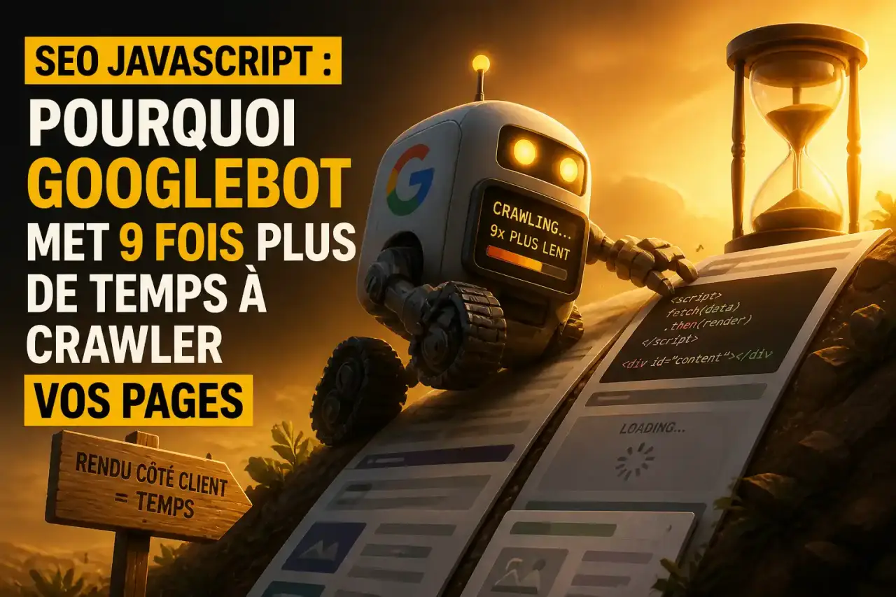SEO JavaScript : pourquoi Googlebot met 9 fois plus de temps à crawler vos pages